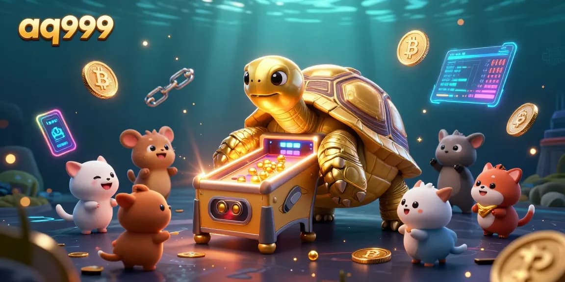 Experience thrilling gameplay at aq999, a vibrant online casino featuring a golden tortoise pinball.