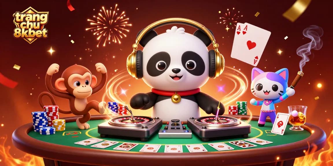 Engage in the vibrant world of trang chu 8xbet with dynamic 3D cartoon characters enjoying gaming excitement.