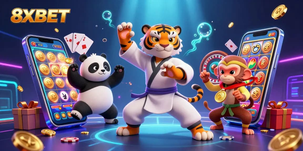 Engage in thrilling action with 8XBET while embracing a vibrant casino atmosphere filled with games and prizes.