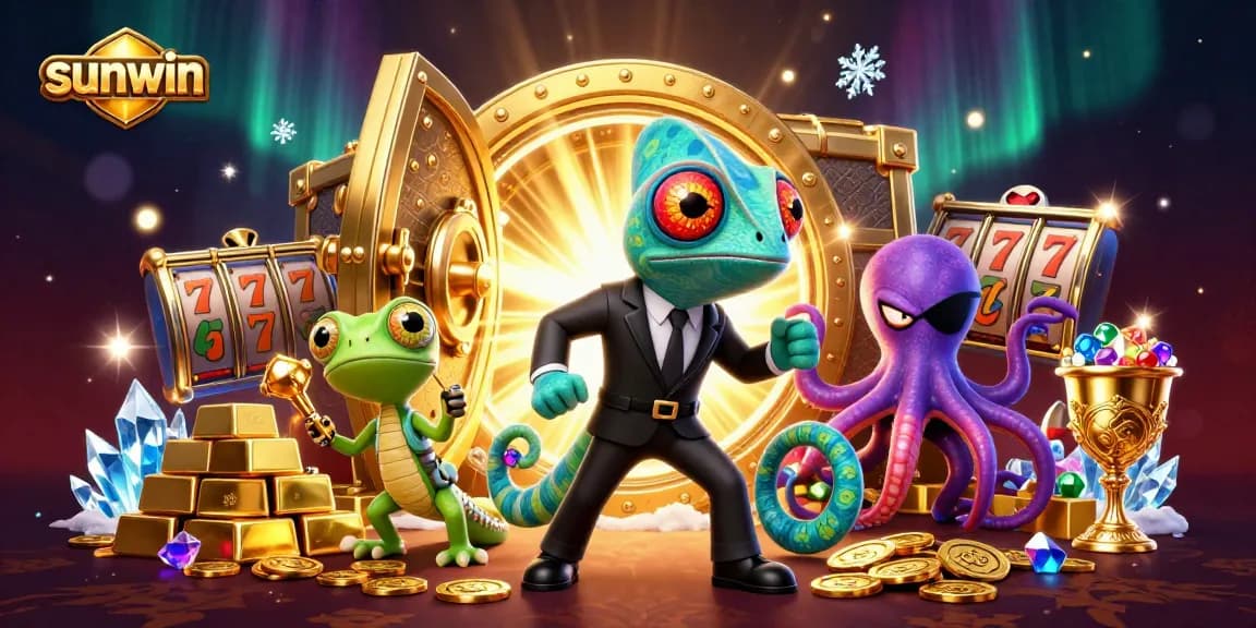 Engage with sunwin's vibrant gameplay featuring dynamic characters and rich treasures in a casino setting.