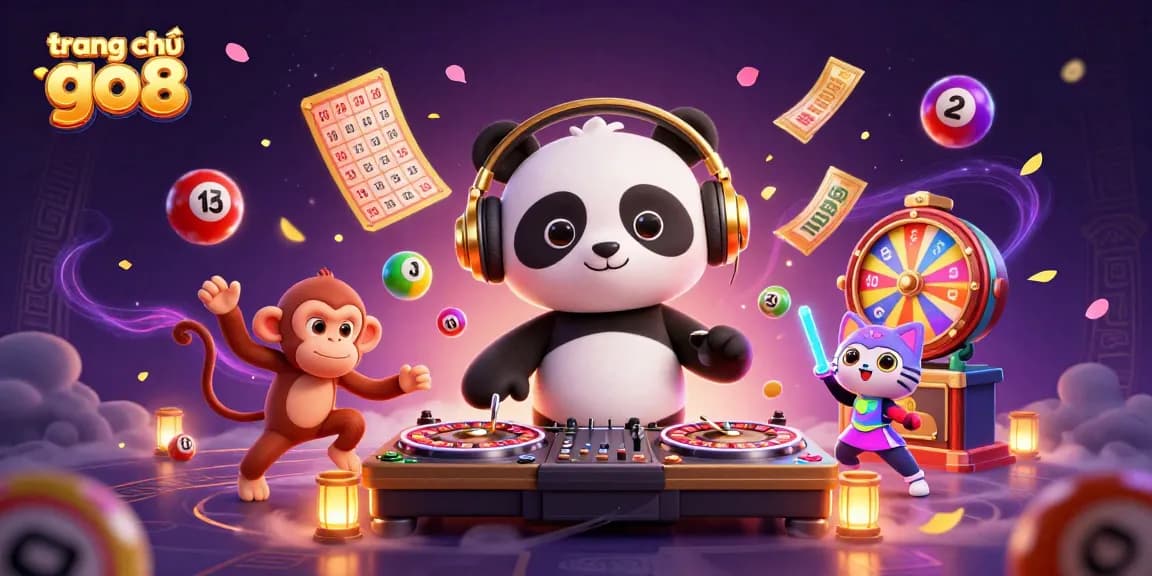 Experience vibrant gaming action at trang chủ go8 with lively characters and thrilling casino elements!