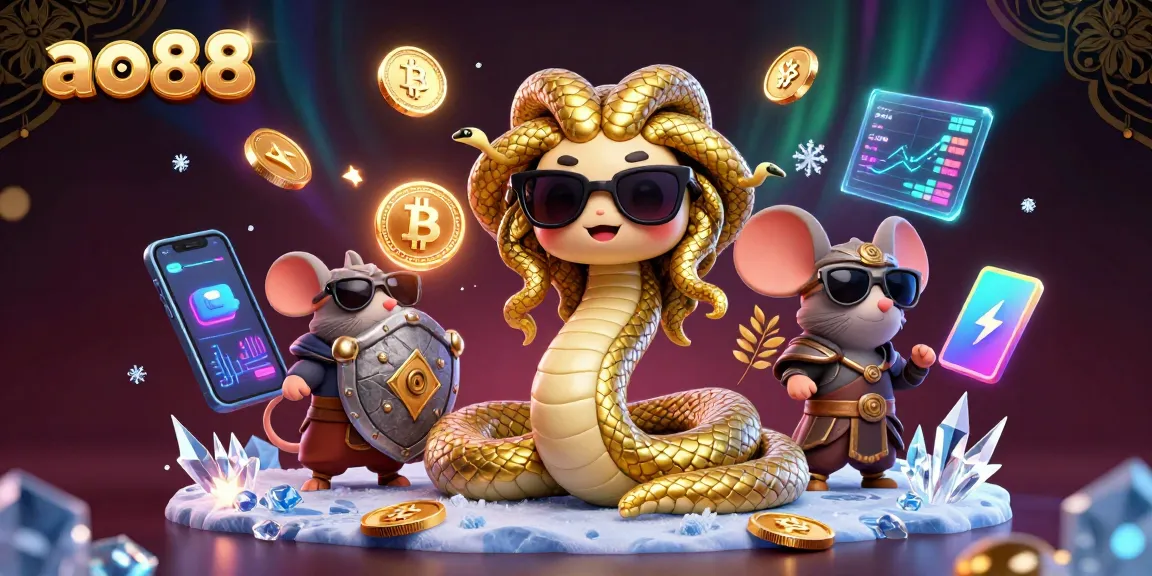 Play and win exciting games at ao88, where Medusa and a warrior mouse bring the thrill of gambling alive!