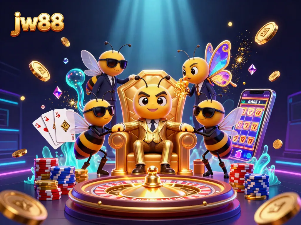 Experience the exciting jw88 online casino with dynamic 3D elements and vibrant casino action.