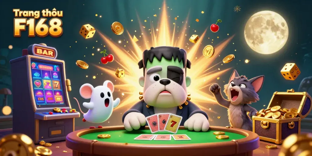 Engage in exciting gameplay at Trang chủ F168 with vibrant casino elements and characters.