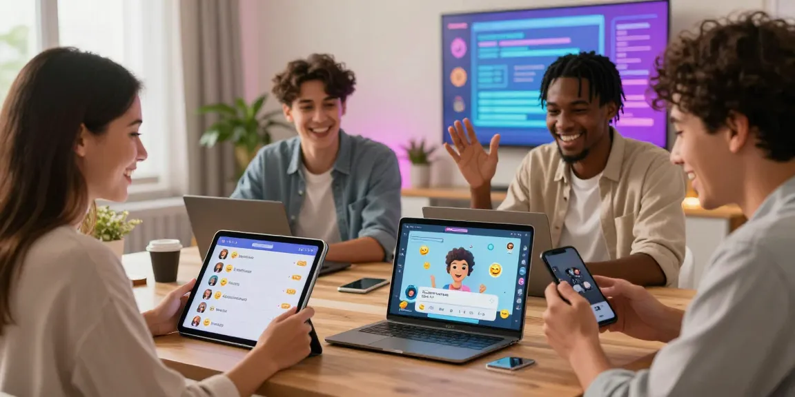 Users enjoying spicychat interactions in a vibrant digital chatroom environment