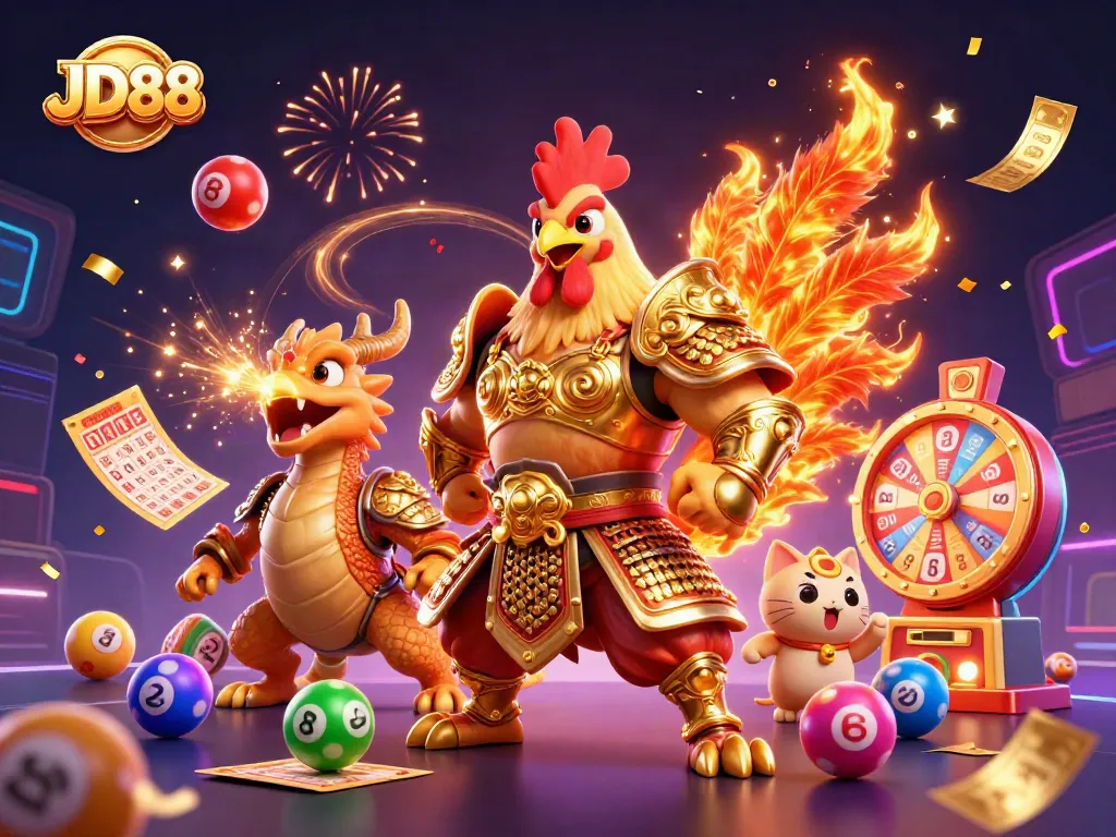 Boost your winnings with JD88's vibrant gaming atmosphere brimming with excitement!