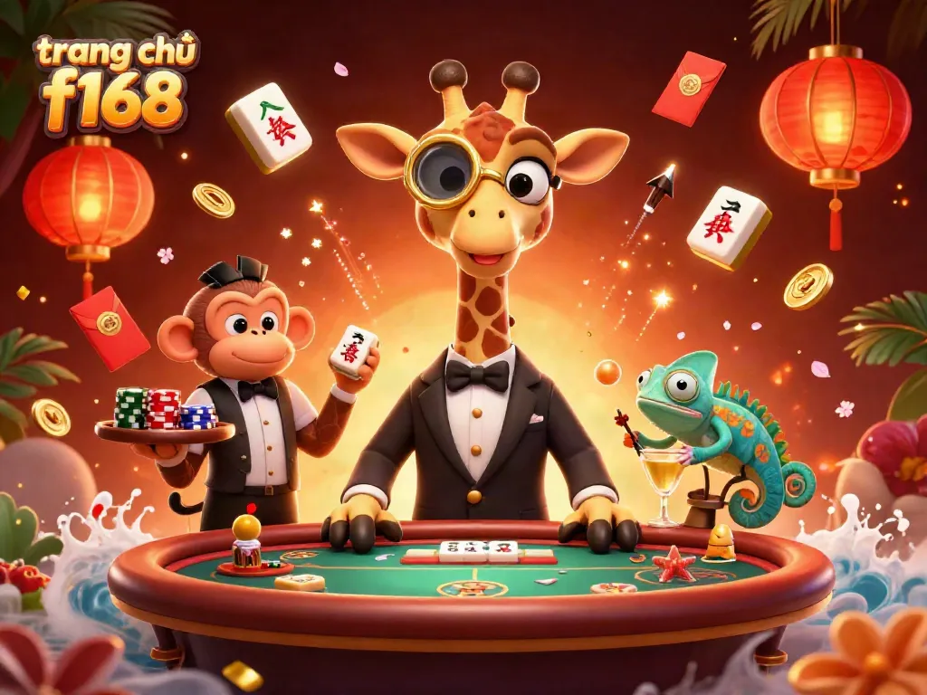 Experience thrilling gameplay at trang chủ f168 with vibrant characters and dynamic casino elements.