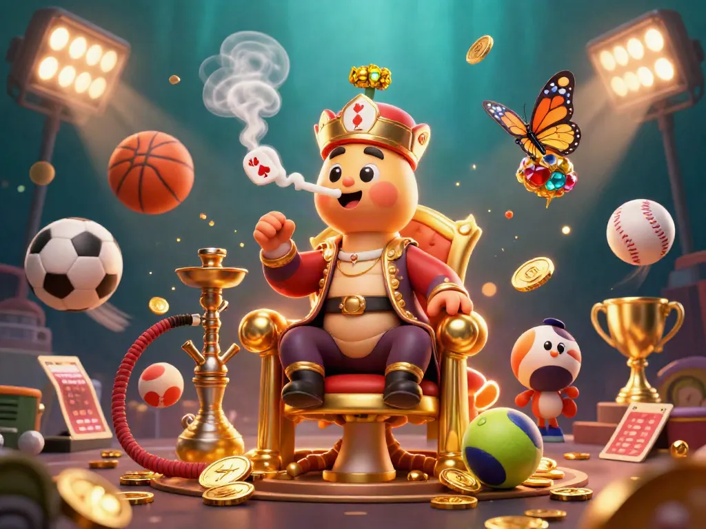 Experience Rolletto's exciting gaming scene with a vibrant 3D illustration of casino elements and action.