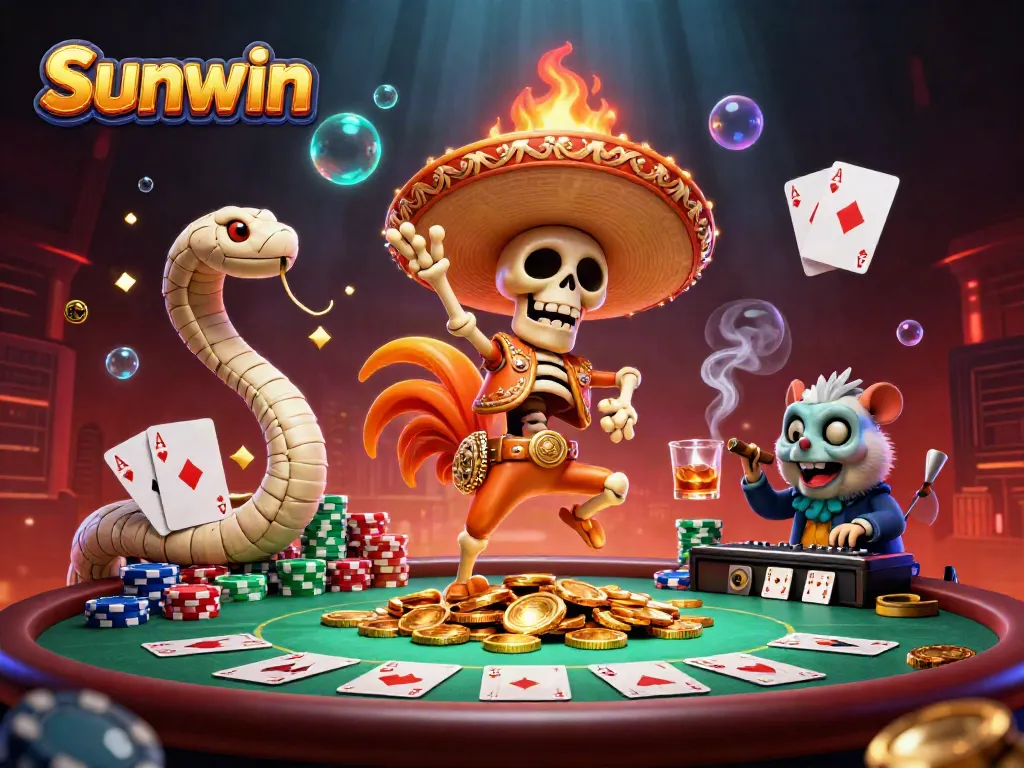 Experience exhilarating gambling action with Sunwin's vibrant casino scene.