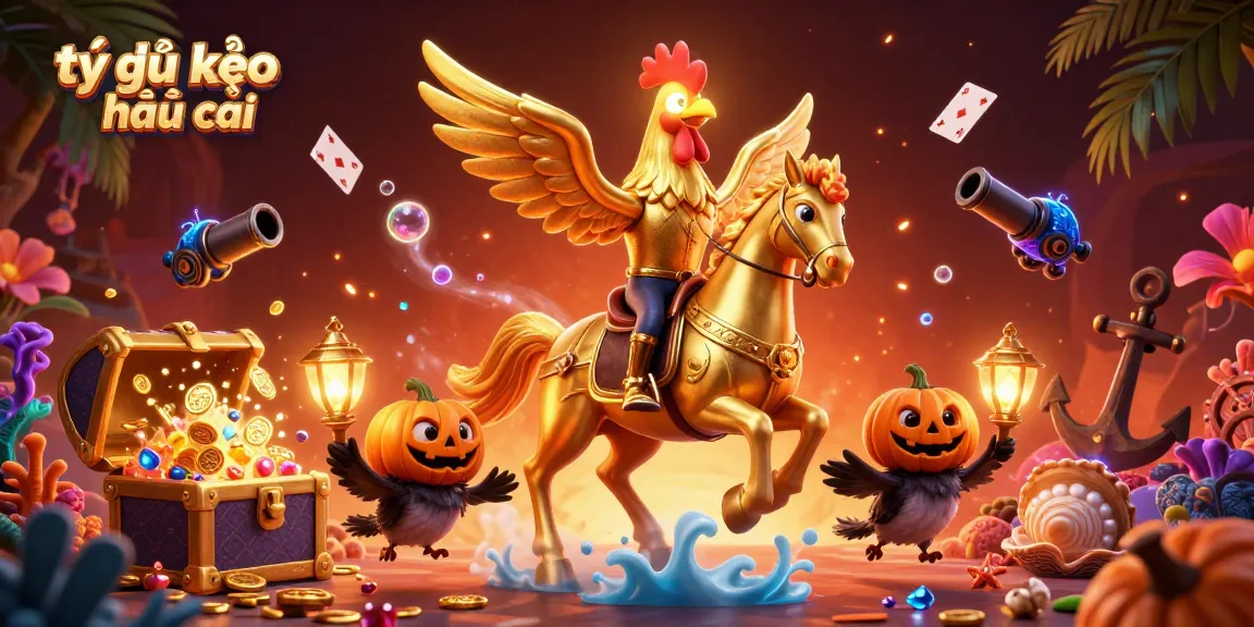 Experience the excitement of tỷ lệ kèo nhà cái with vibrant casino elements and dynamic characters.