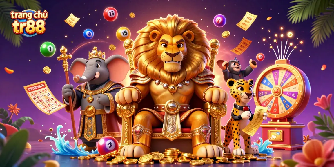 Experience the excitement of gaming at trang chủ tr88 with vibrant casino visuals and dynamic elements.