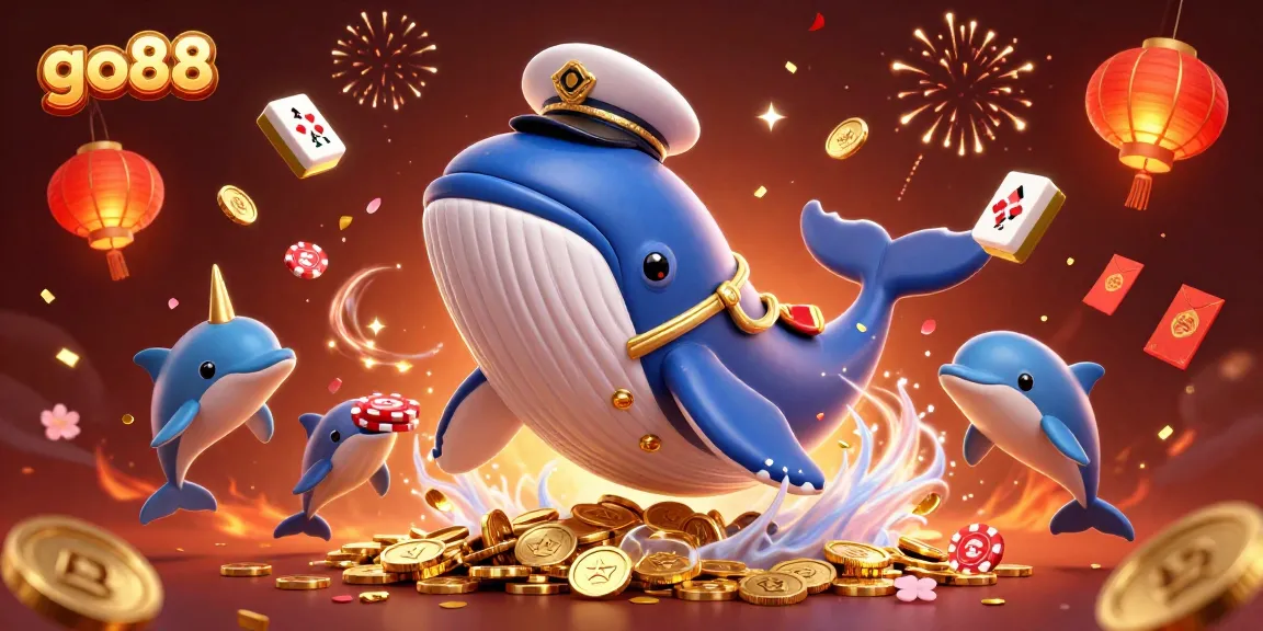 Experience go88 in an enchanting scene of lively characters amidst vibrant casino elements.