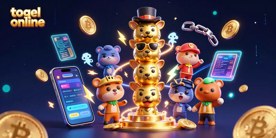 Experience winning strategies at togel online, surrounded by vibrant casino-themed elements.