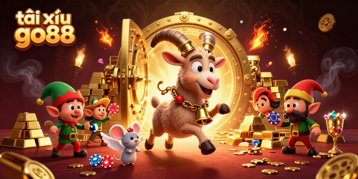 Tài xỉu go88 brings festive chaos as Krampus and mischievous elves create a thrilling casino scene.