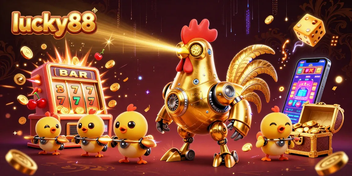 Experience the thrill of lucky88 slot games with a dynamic scene of winning action!