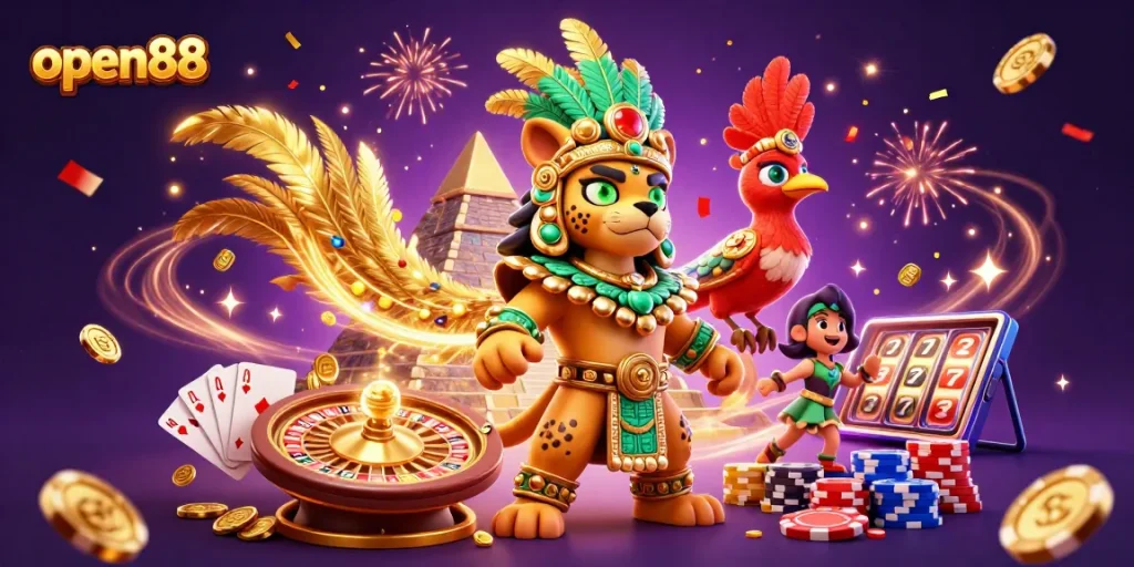 Experience thrilling games at open88 with dazzling jackpots and vibrant casino elements.