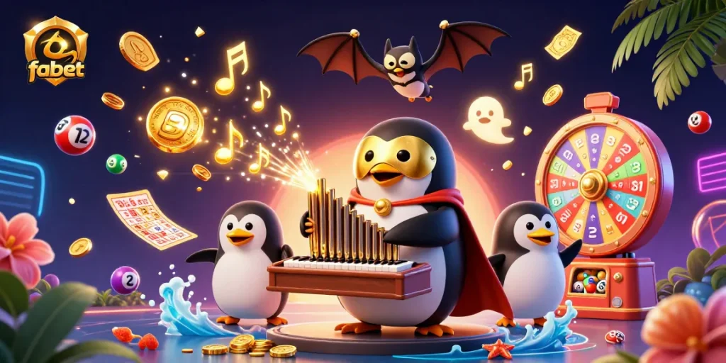Experience thrilling fun with fabet's colorful elements and golden engagement in a vibrant, dynamic gambling scene.